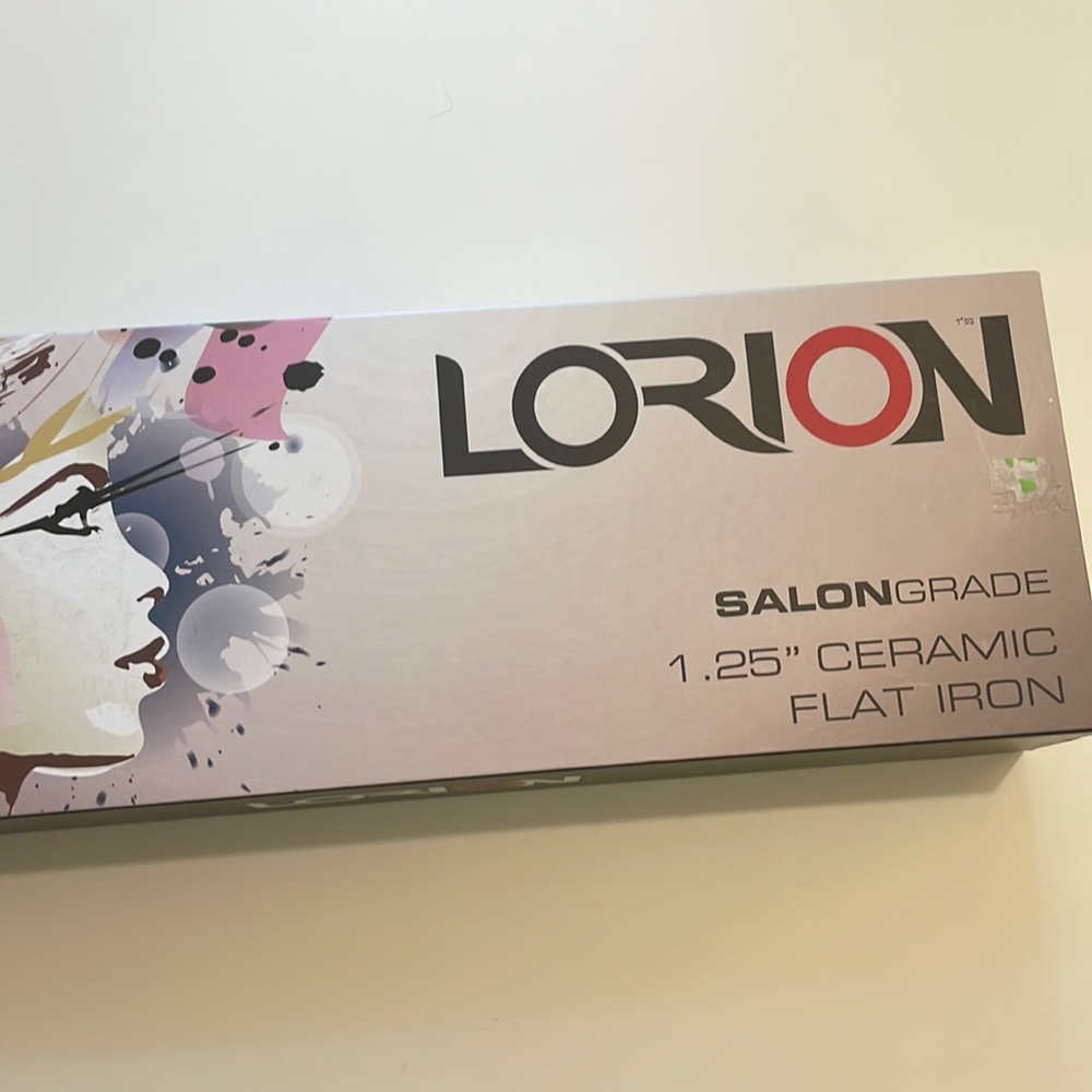 Lorion Salon Grade 1.25” Ceramic Flat Iron